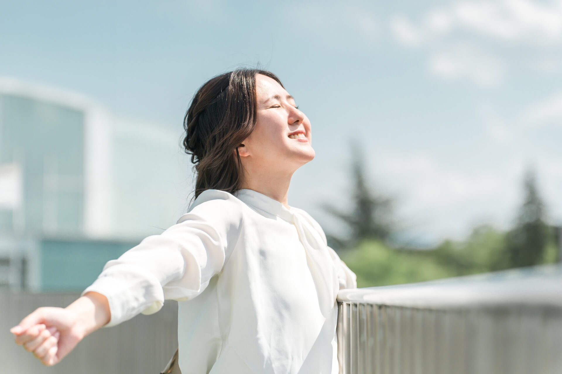 夜勤明けの看護師